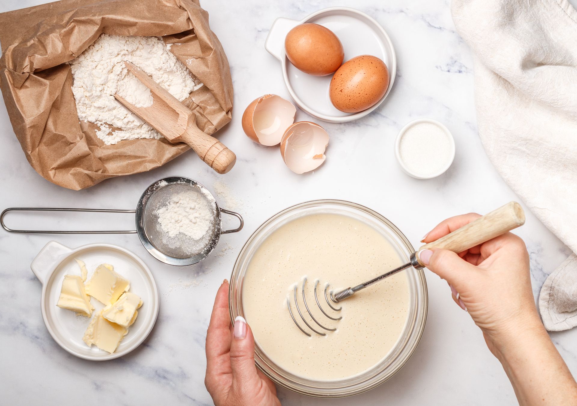 Rezept für Pfannkuchen ohne Mixer