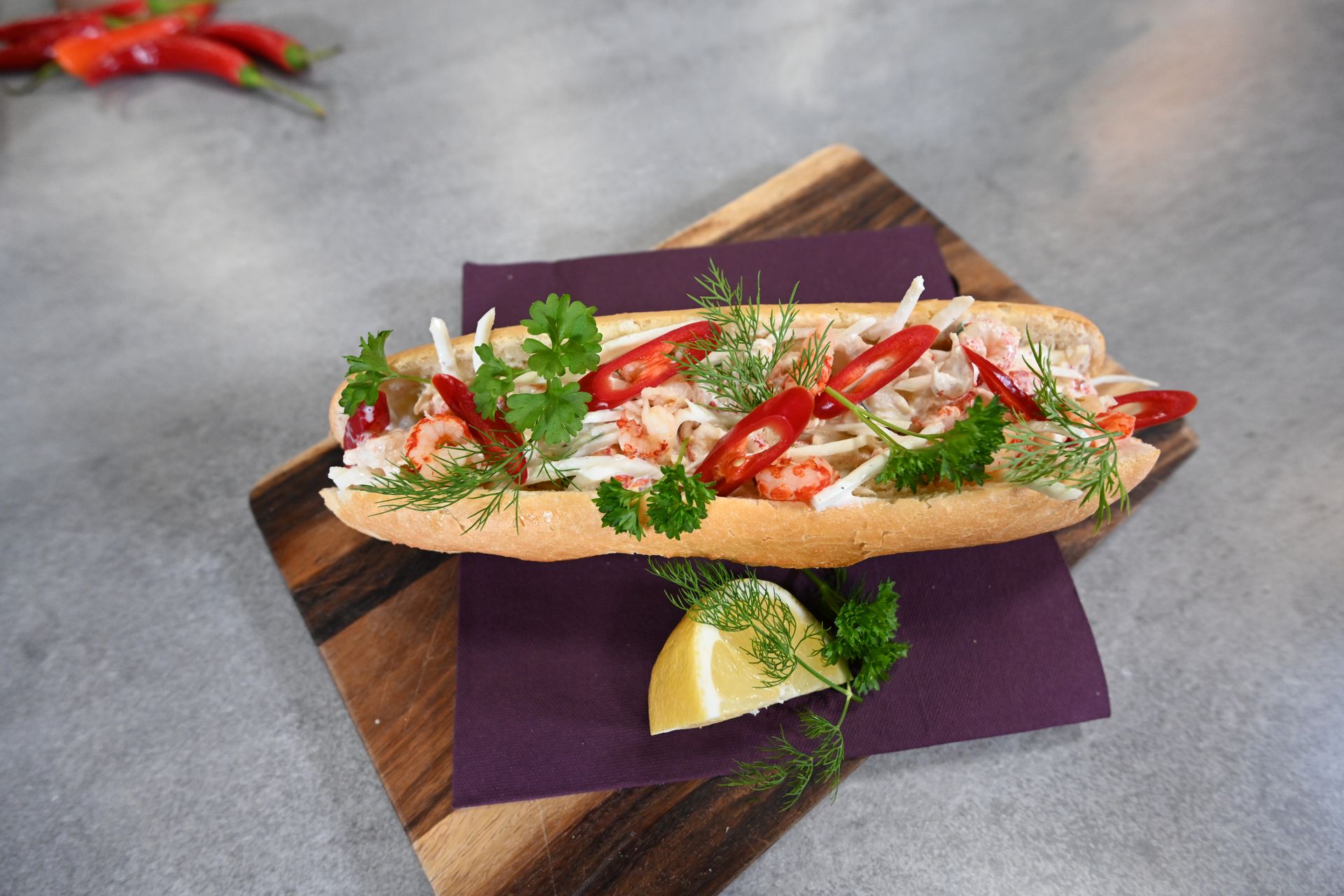 Rezept für Hummerbrötchen mit Krebsen