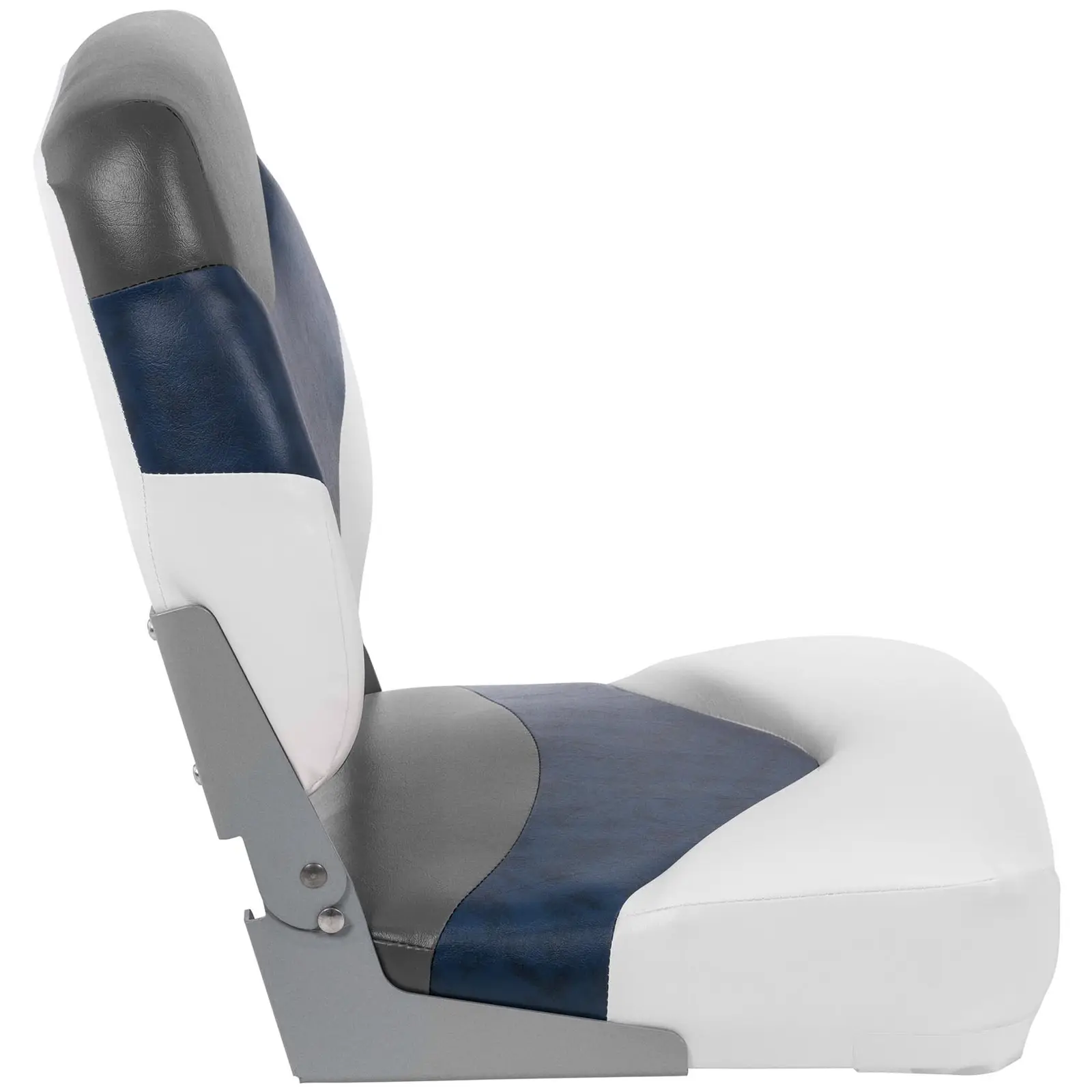 Bootssitz - 40x42x51 cm - Schwarz, Marineblau, Weiß