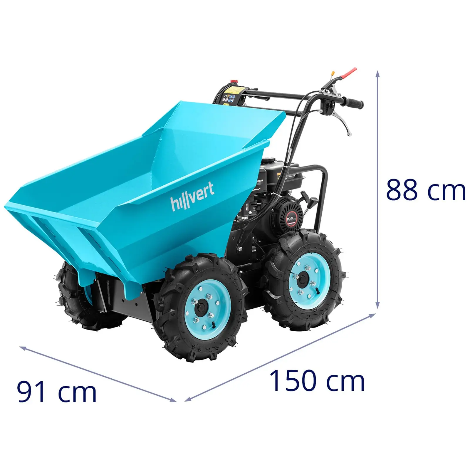 Motorschubkarre / Dumper - 6.5 PS - 400 kg