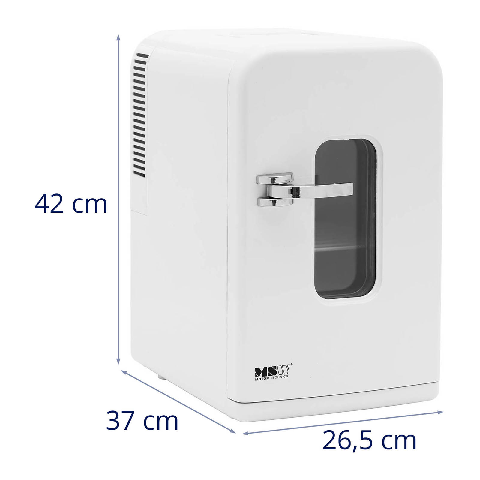 Mini-Kühlschrank 12 V / 230 V - 2-in-1-Gerät mit Warmhaltefunktion - 15 L - Weiß