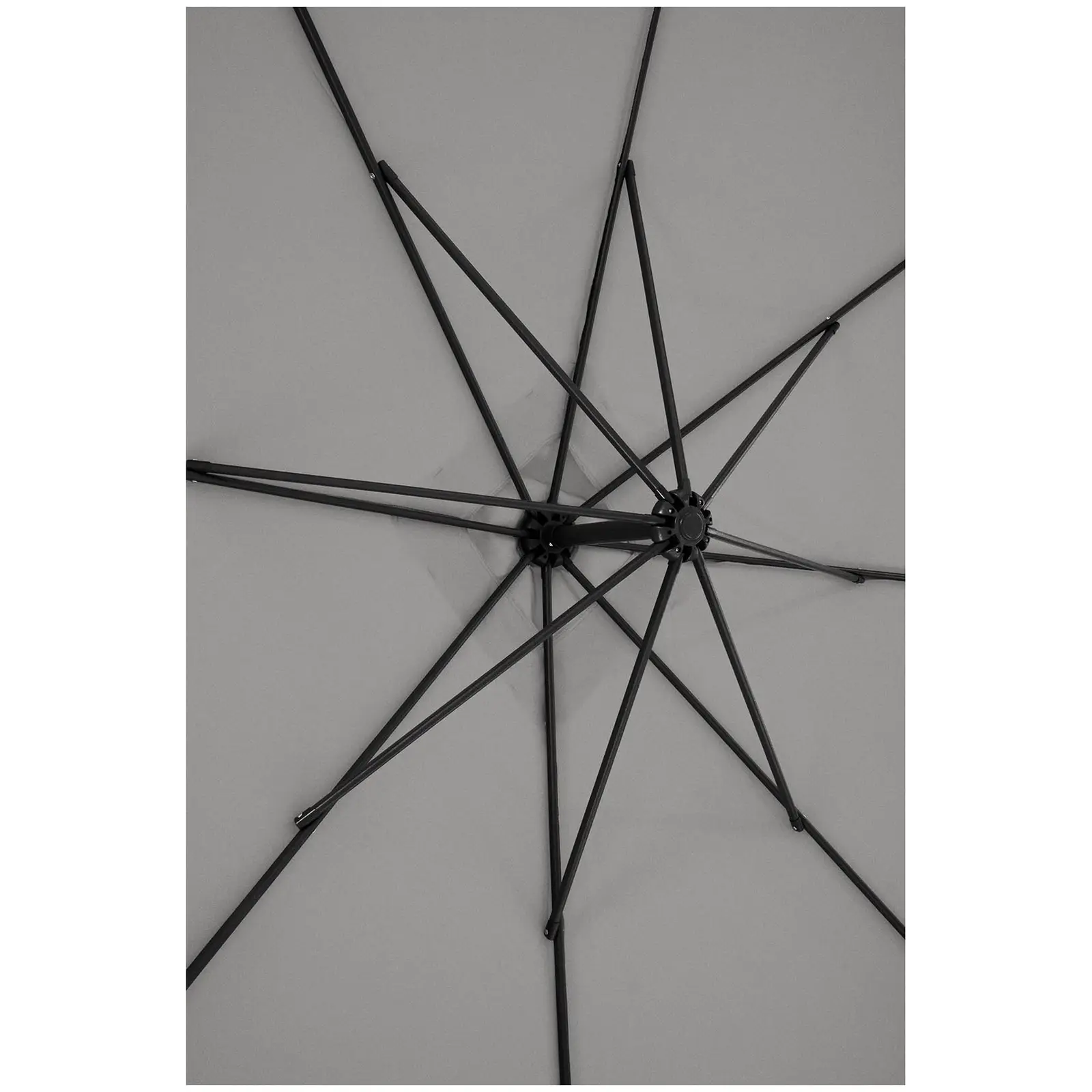 Ampelschirm - Dunkelgrau - viereckig - 250 x 250 cm - neigbar