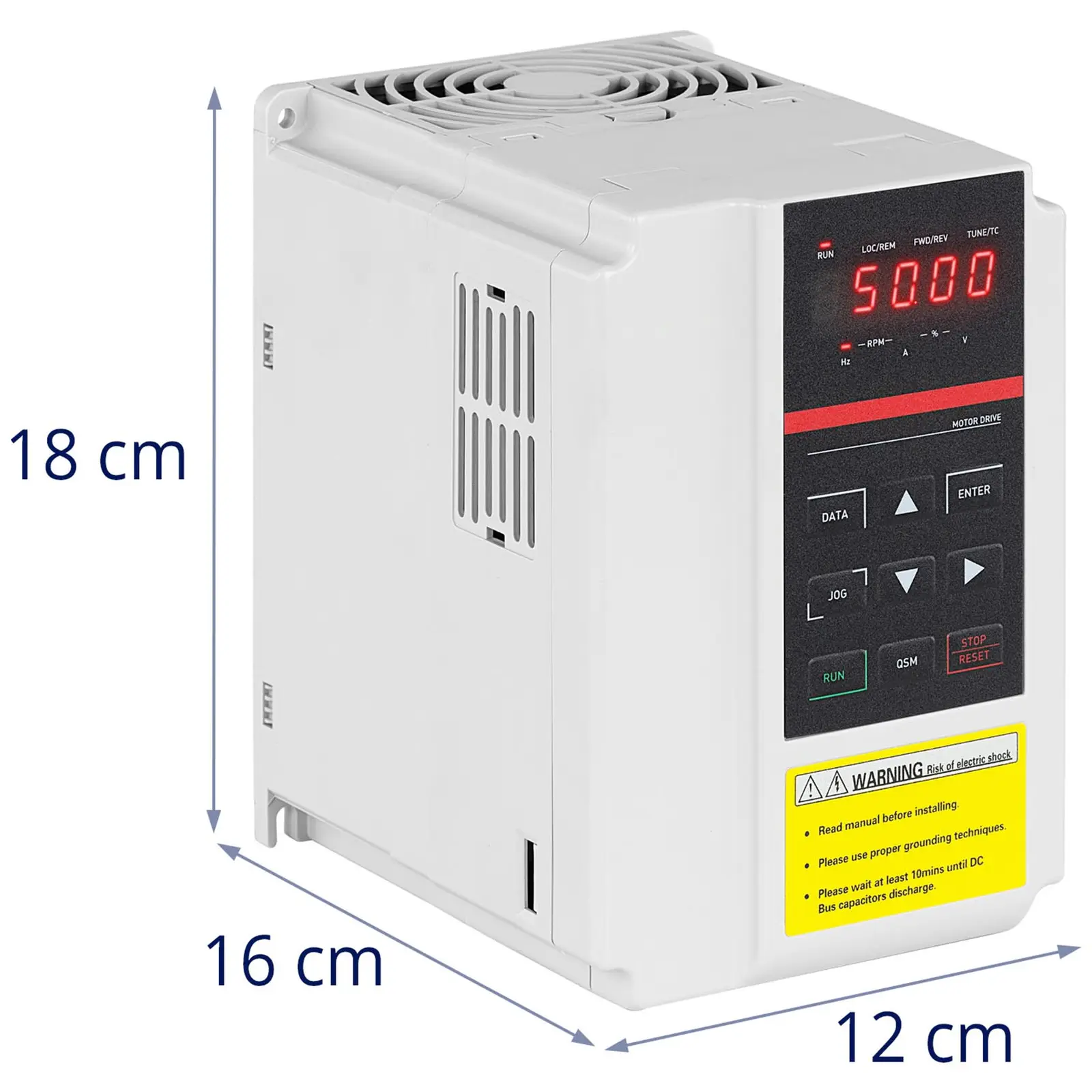 Frequenzumrichter - 0,75 kW / 1 PS - 380 V - 50 - 60 Hz - LED