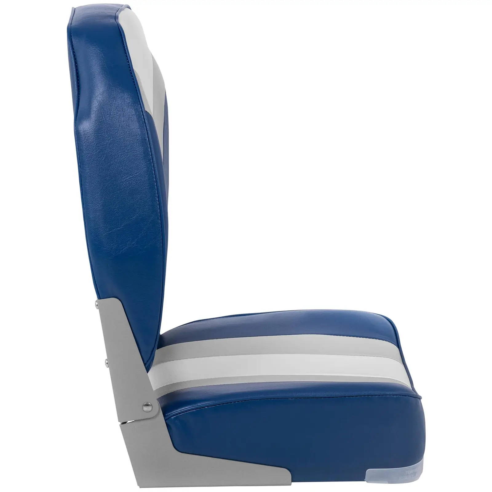 Bootssitz - 36x43x60 cm - Blau, Dunkelgrau, Weiß