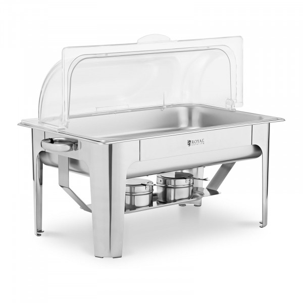 B-Ware Chafing Dish - GN 1/1 - Royal Catering - 8,5 L - breiter Stand