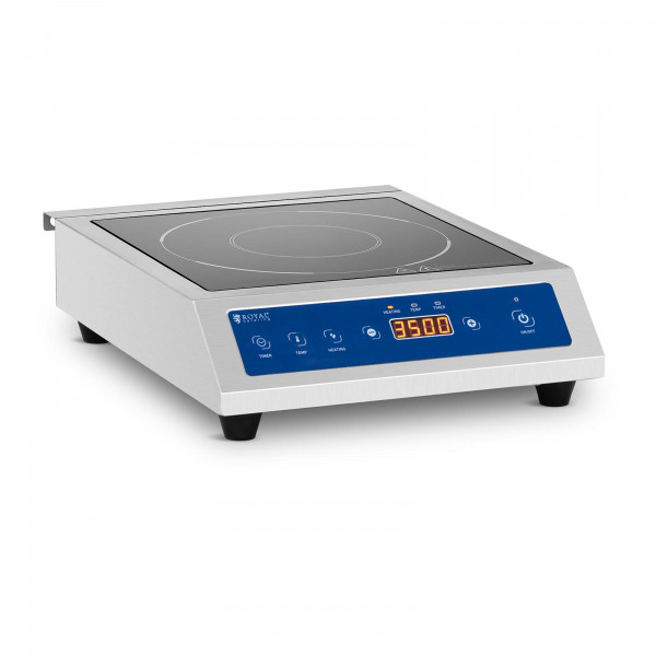 Induktionsplatte - 20 cm - 60 bis 240 °C - Timer