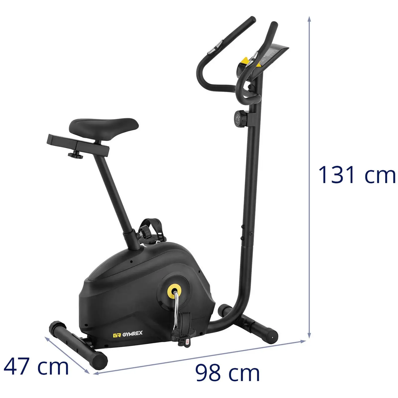 Heimtrainer - Schwungmasse 4 kg - belastbar bis 110 kg - LCD - 72 - 88,5 cm Höhe