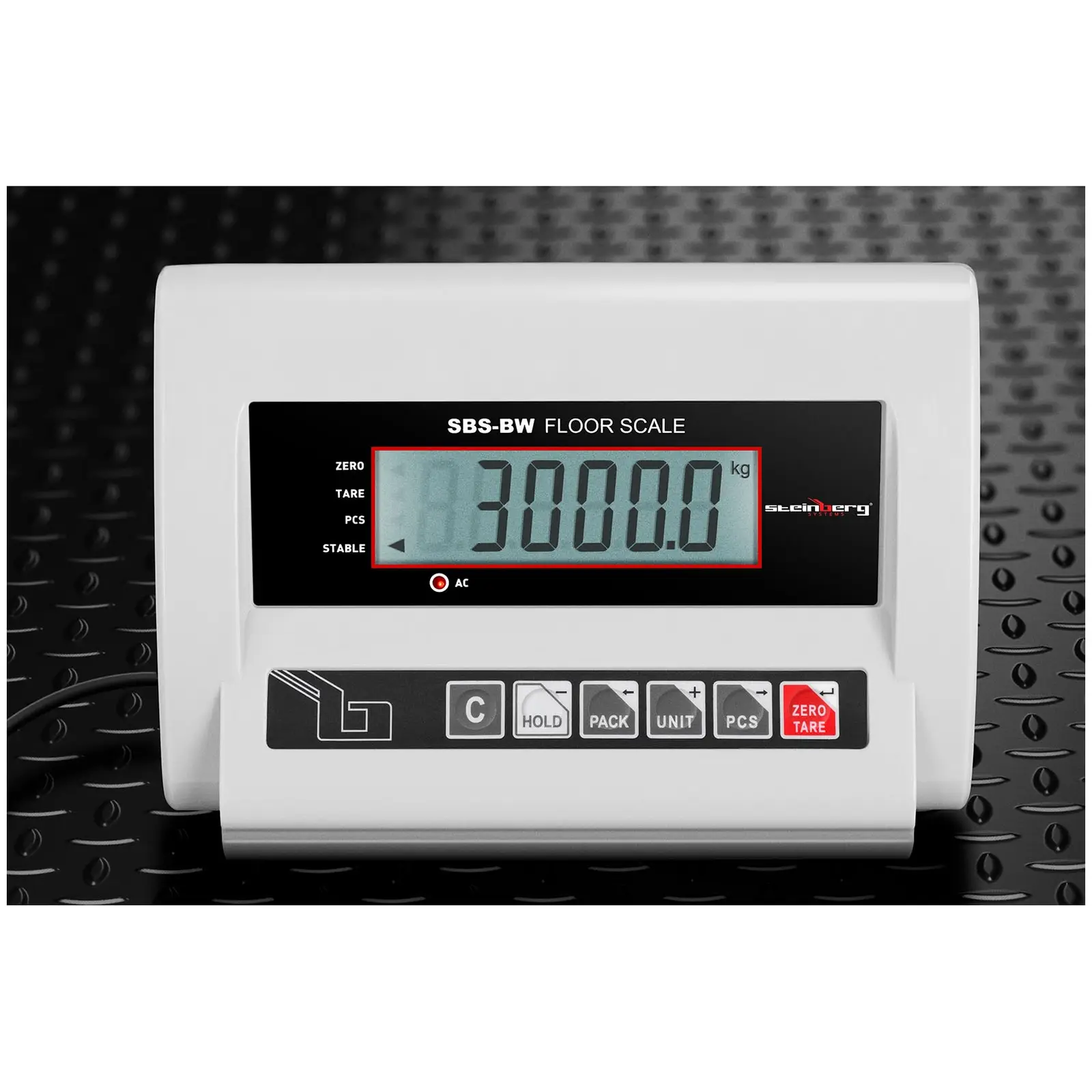 Bodenwaage ECO - 3000 kg / 1 kg - LCD
