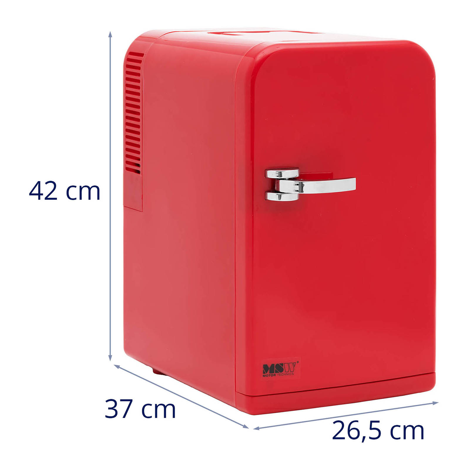 Mini-Kühlschrank 12 V / 230 V - 2-in-1-Gerät mit Warmhaltefunktion - 15 L - Rot