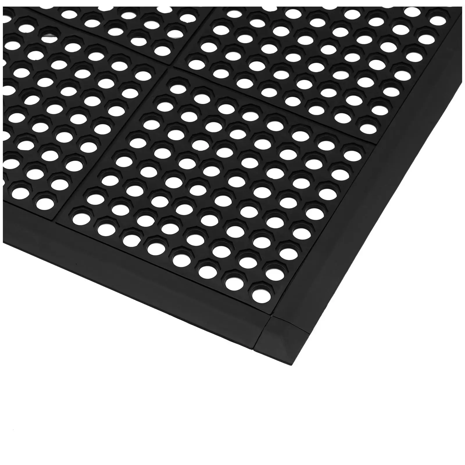 Abschlußleiste - für Ringgummimatte 10050276 - 95 x 6 x 1 cm - schwarz