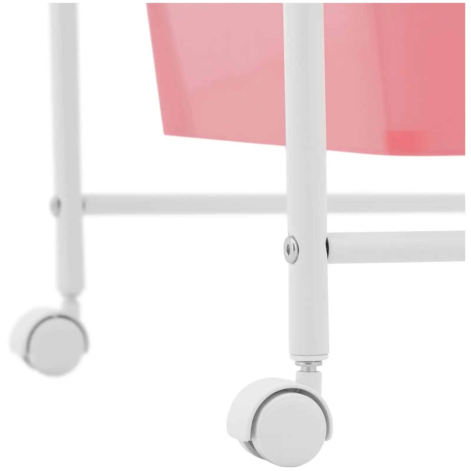 Kosmetikwagen - 6 Schubladen - pink/weiß