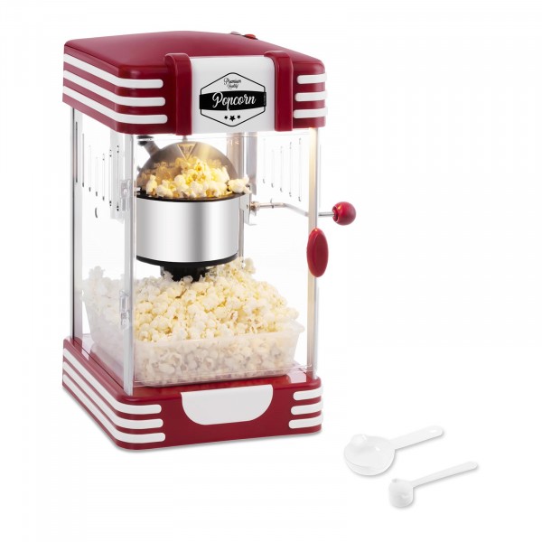 Popcornmaschine - 50er Jahre Retro-Design - rot