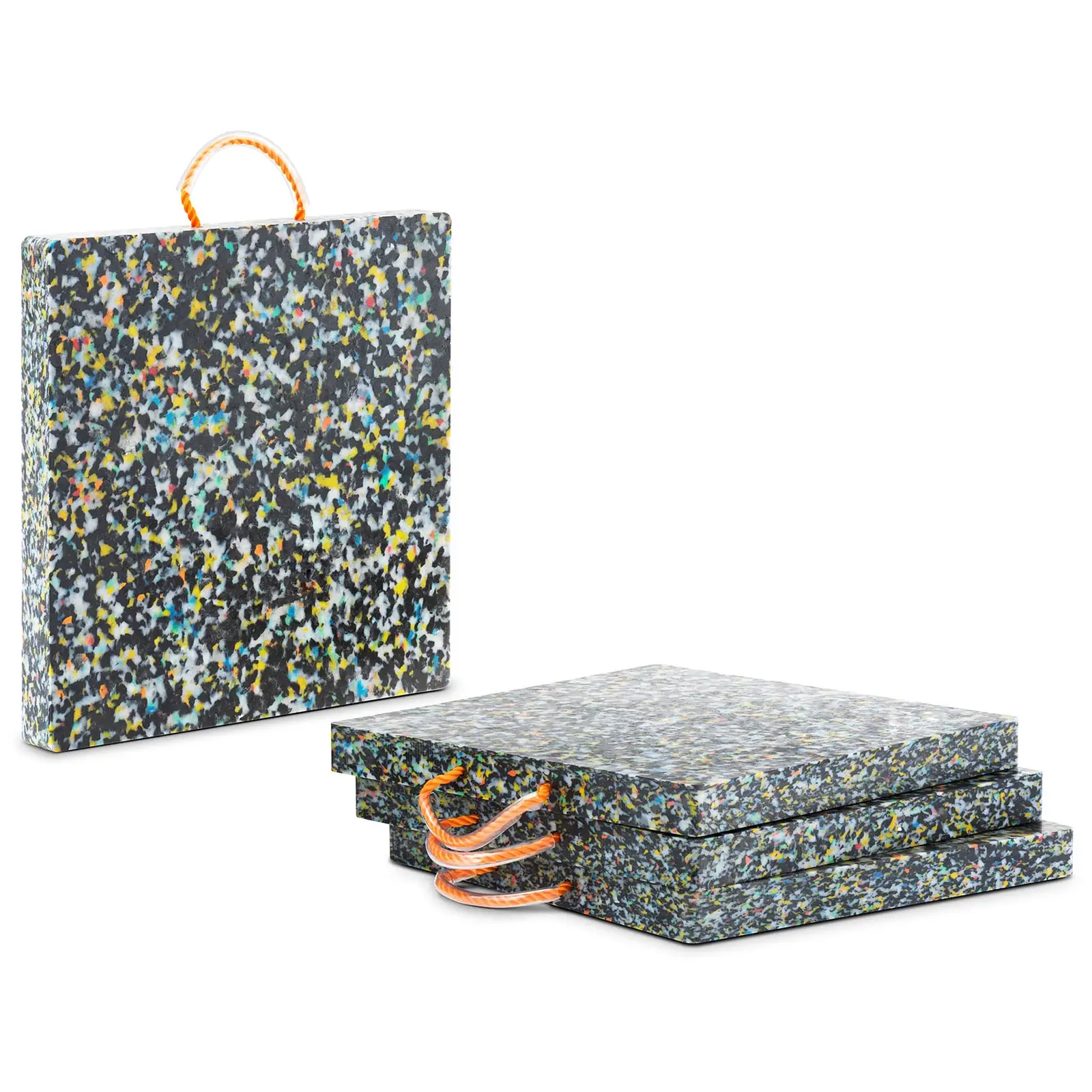 Kranplatten - 50 x 50 x 5 cm - Traglast bis zu 18.000 kg - 4 Stück