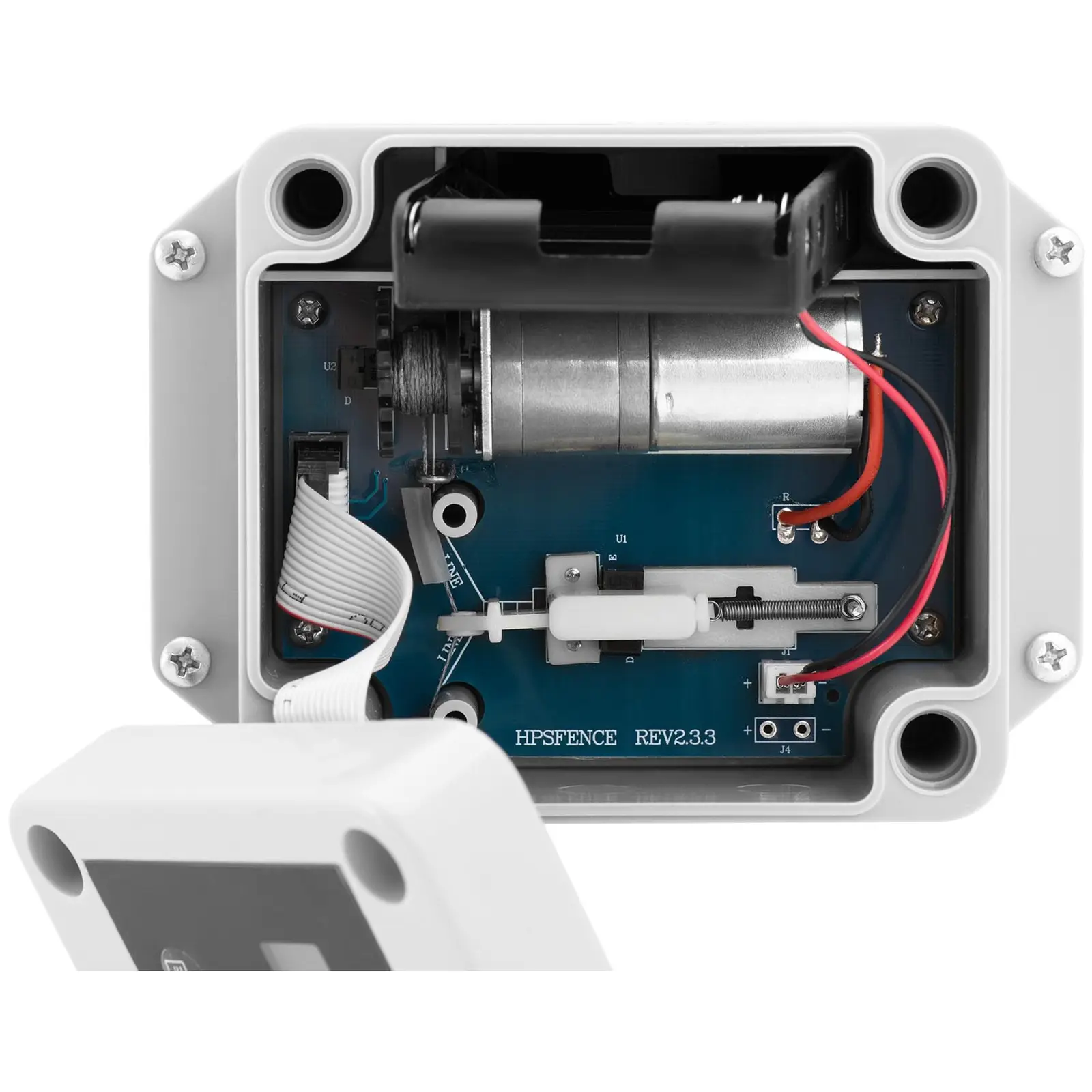Automatische Hühnerklappe - Timer / Lichtsensor - batteriebetrieben - wasserdichtes Gehäuse - exakte Lumenwertmessung