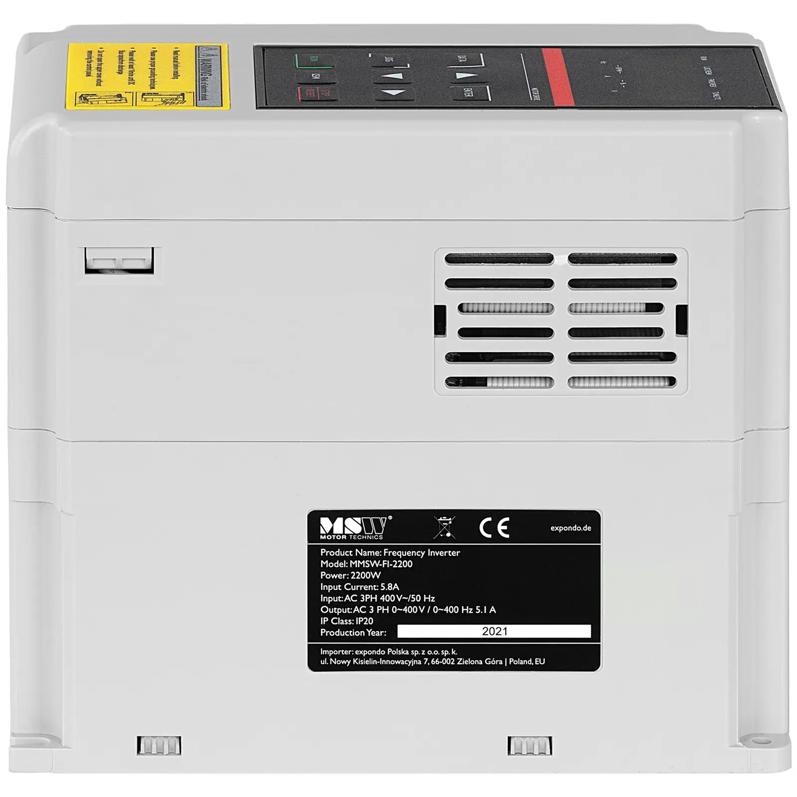 Frequenzumrichter - 1,5 kW / 2 PS - 380 V - 50 - 60 Hz - LED 