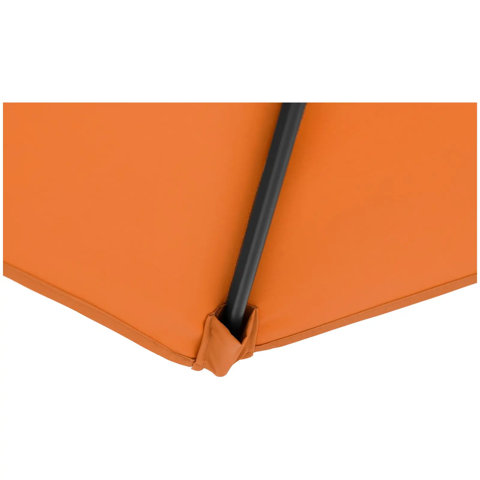 Sonnenschirm groß - orange - sechseckig - Ø 300 cm - neigbar