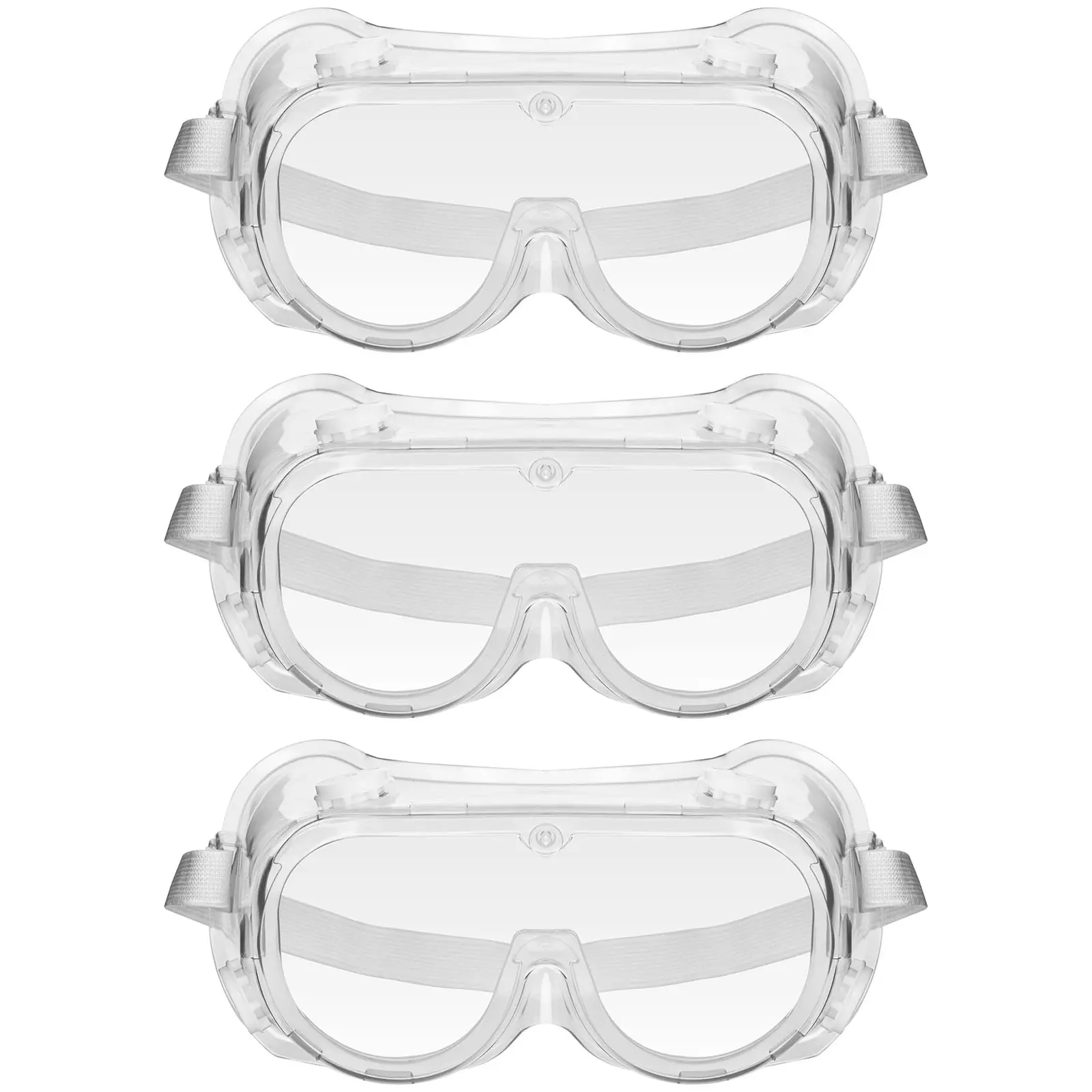 Schutzbrille - 3er Set - klar - Einheitsgröße