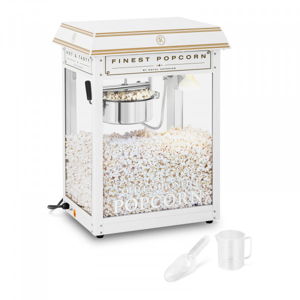 Popcornmaschine - weiß &amp; golden