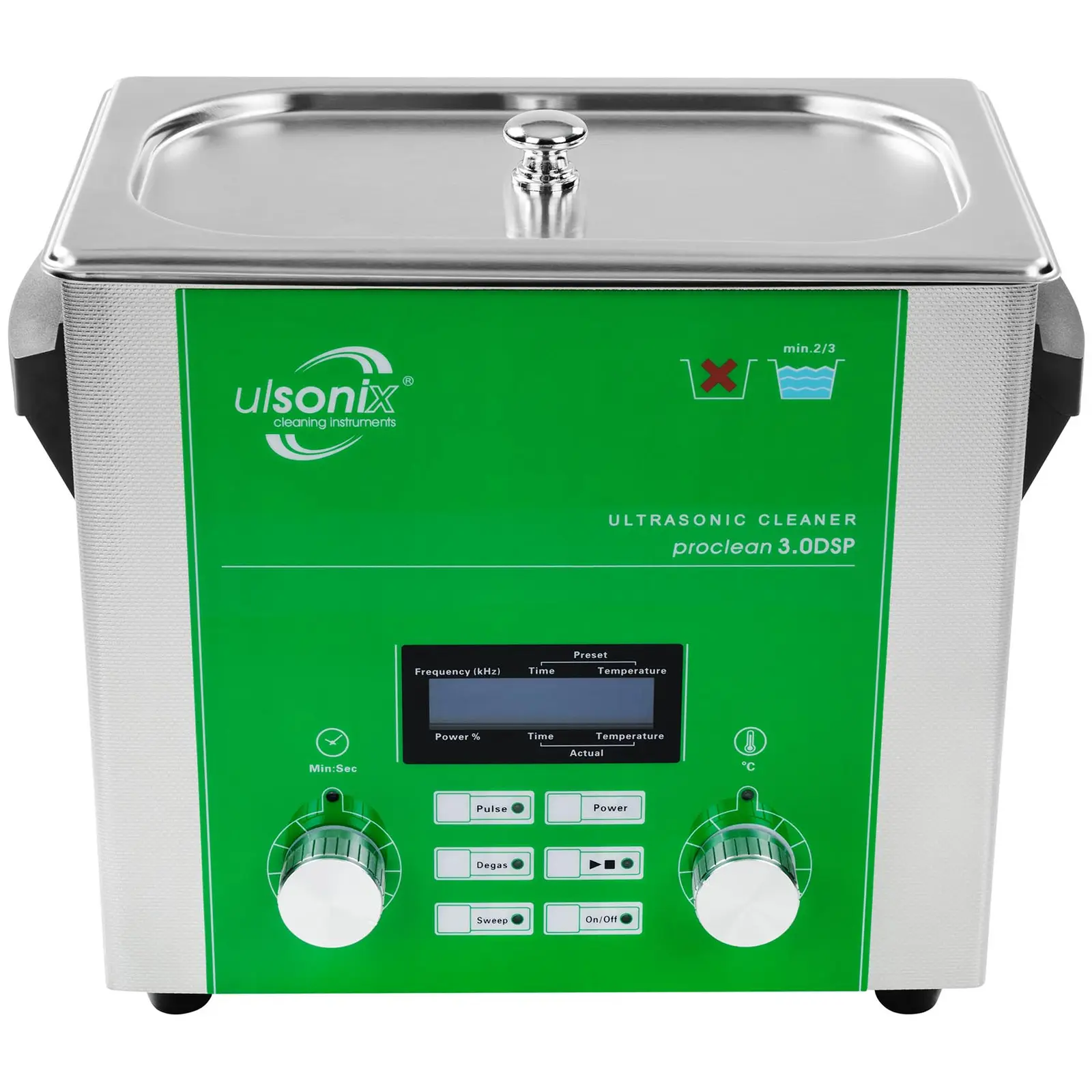 Ultraschallreiniger - 3 Liter - Degas - Sweep - Puls