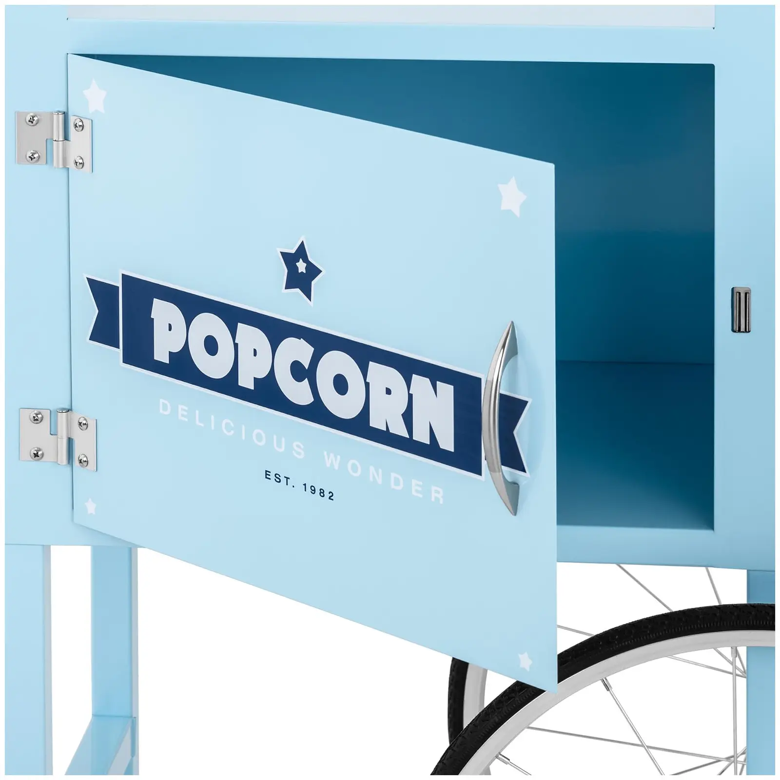Wagen für Popcornmaschine - blau