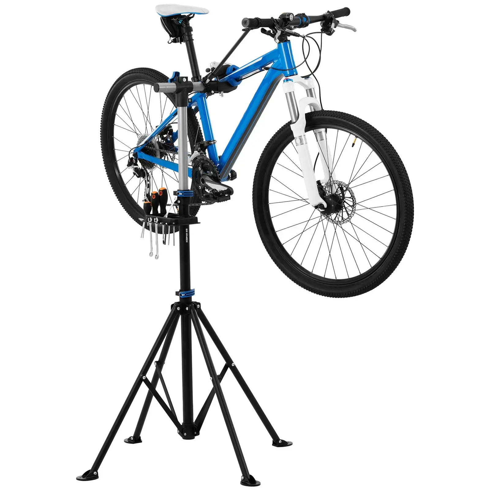 Fahrrad-Montageständer - 1080 - 1900 mm - klappbar - bis 25 kg - Klemmhebel