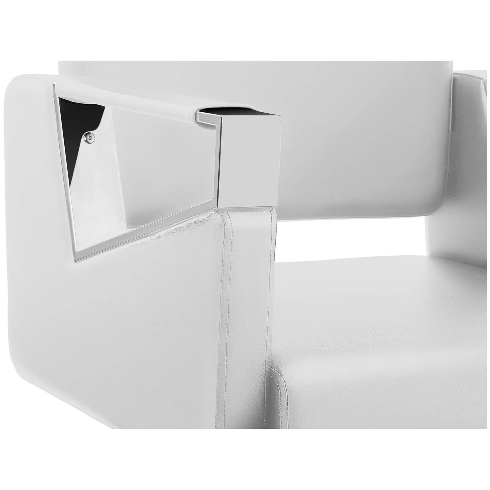 Friseurstuhl - 445-550 mm - 200 kg - Matte white