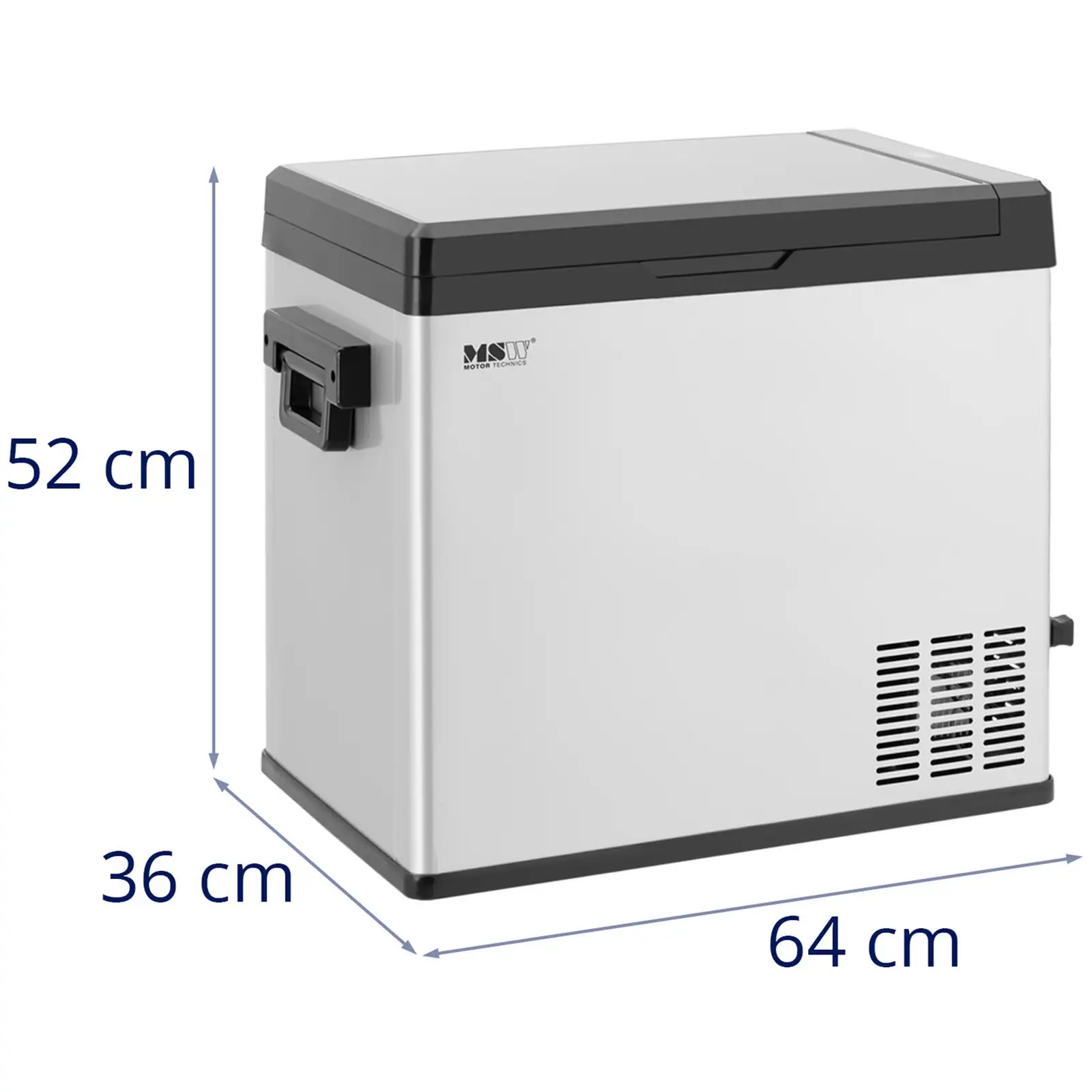 Auto-Kühlschrank / Gefrierschrank -  49 L - -20 - 20 °C - 12/24 V (DC) / AC-Adapter