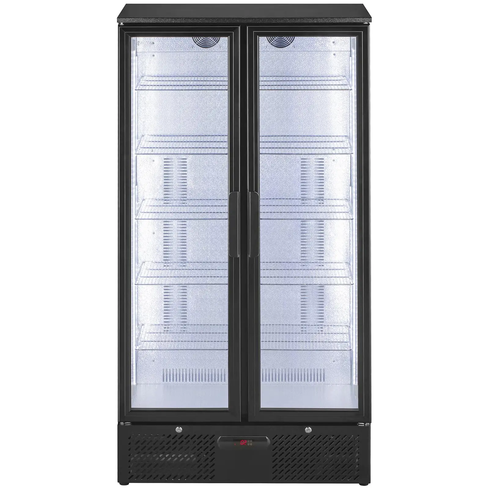 Getränkekühlschrank - 458 L - edles matt-schwarzes Design