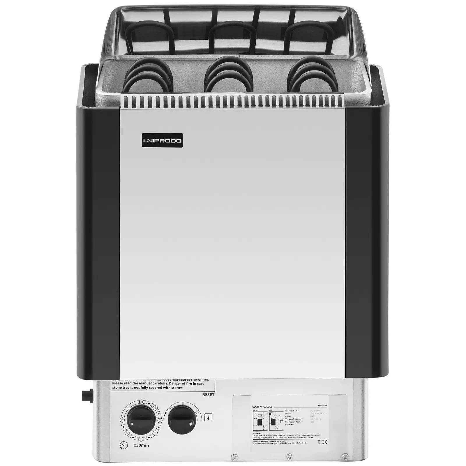 Saunaofen - 4,5 kW - 30 bis 110 °C