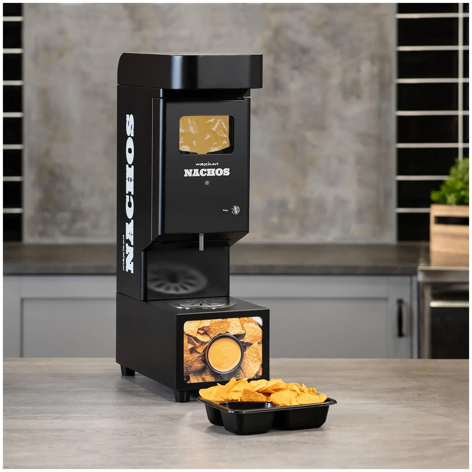 Profi-Soßenspender - Nacho-Käse - modernes Design - 4,8 l - 55 - 80 °C - schwarz - Royal Catering